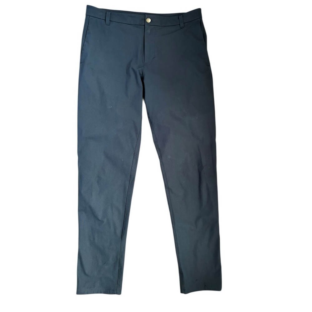 Lululemon Commission Pant Classic M5AEYS Warpstreme True Navy Size 34 - Picture 5 of 15